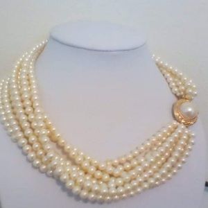 Vintage Gay Voyer 8 strand faux pearl necklace